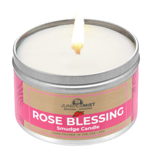 Rose Blessings Smudge Candle